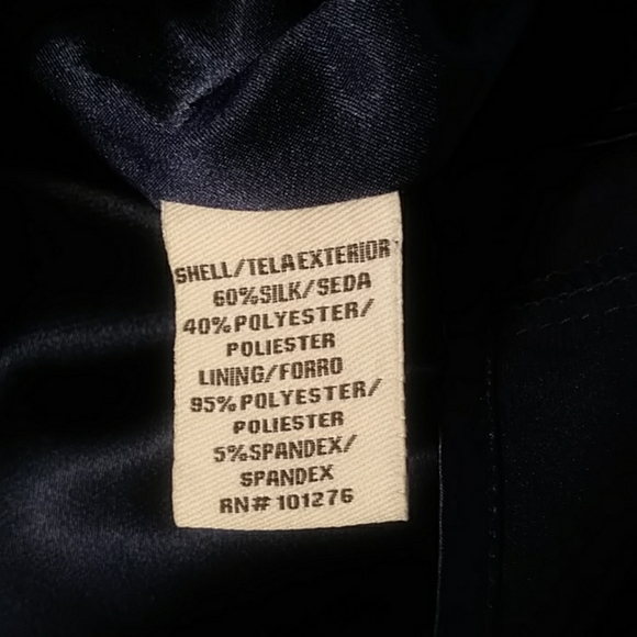 Beautiful Navy and Gold Dress - Picture 5 of 8